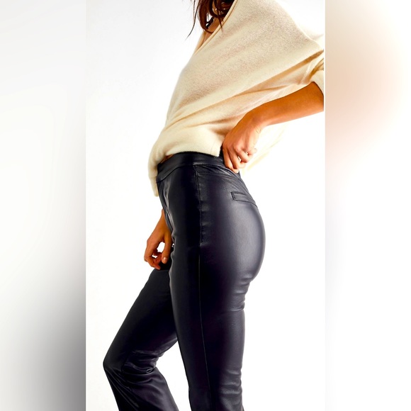 Free People Vegan Flare Pants NWOT - Picture 2 of 5